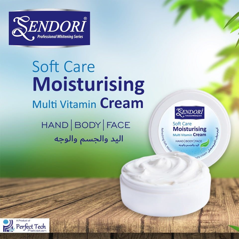 Sendori Moisturizer cream jar.