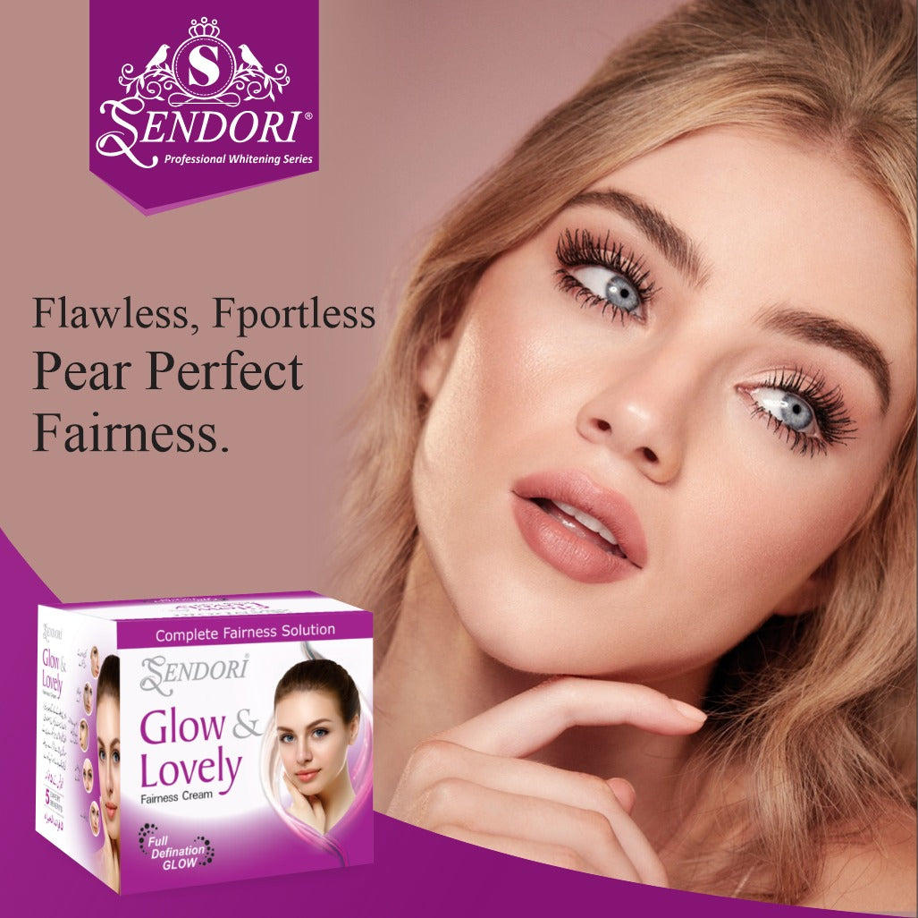 Sendori Glow &  Lovely Fairness cream.