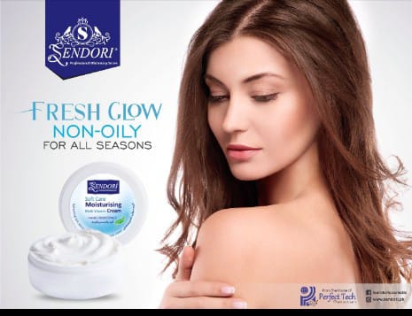 Sendori Moisturizer cream jar.